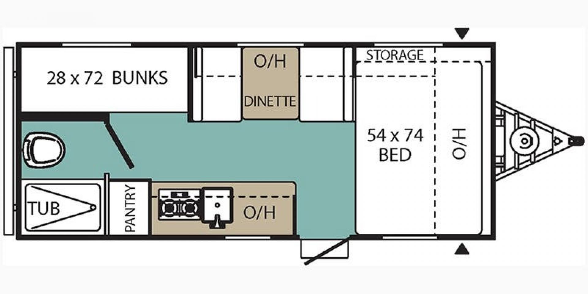 2021 White Forest River CLIPPER 17BH (5ZT2CWFC0MJ) , located at 17760 Hwy 62, Morris, OK, 74445, 35.609104, -95.877060 - Photo#27